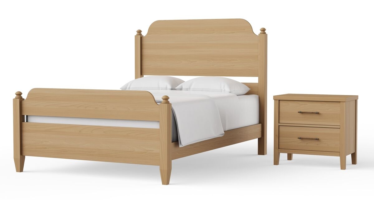 Artisan & Post Pure Maple Queen Poster Bed
