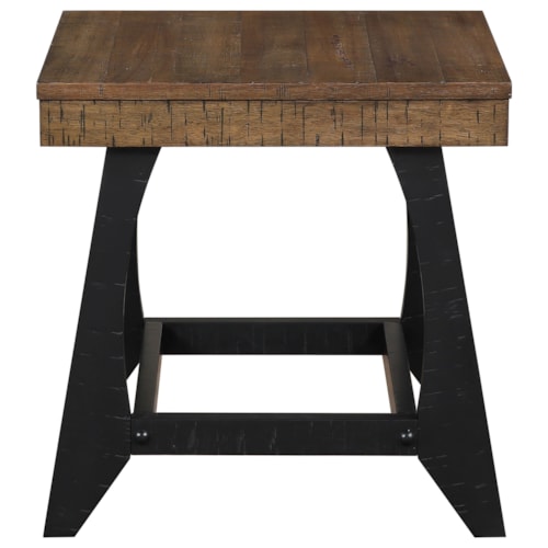 Rustic End Table