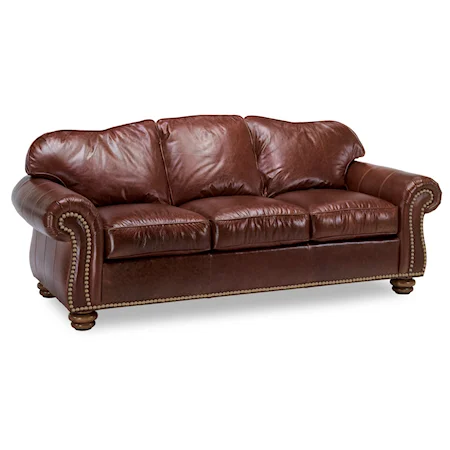 Traditional Sofa with Nail Head Trim