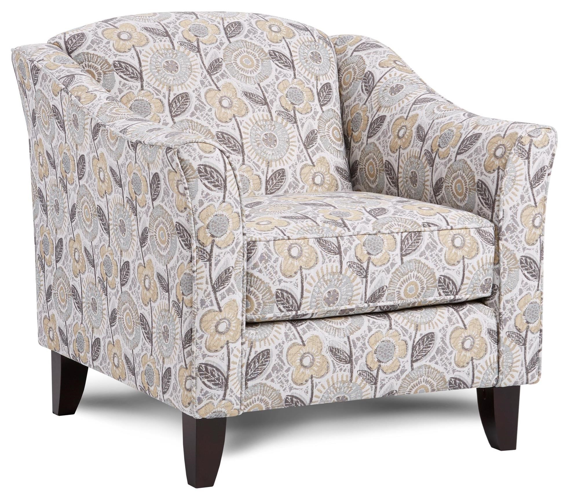 VFM Signature 1140 VANDY HEATHER 452 DAYFLOWER HAZE Accent Chair