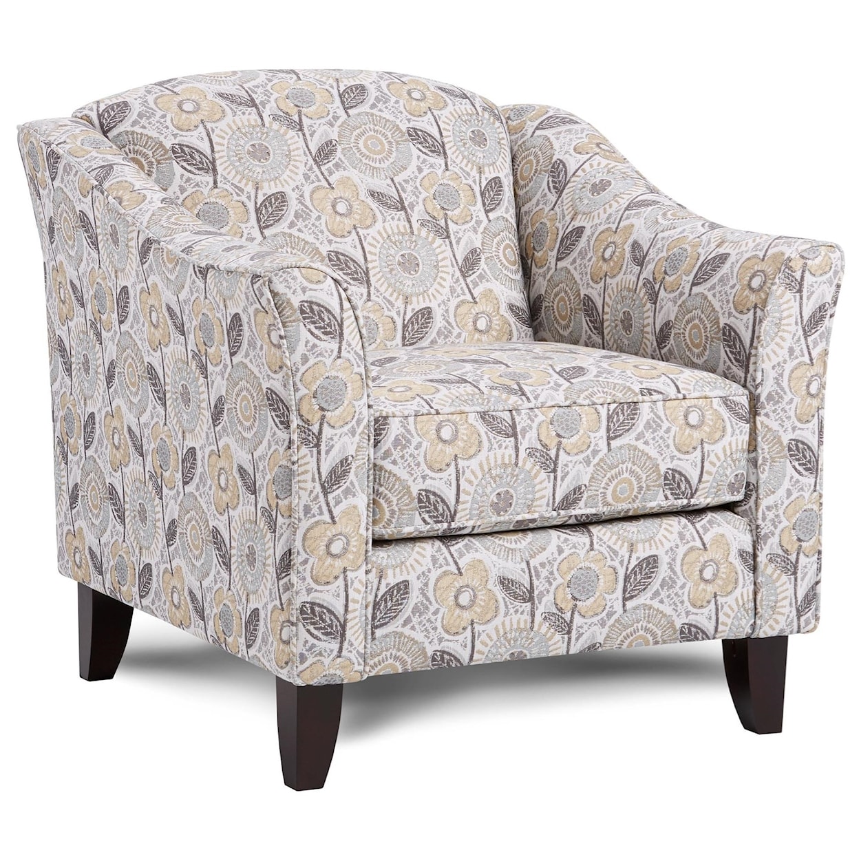 Fusion Furniture 1140 VANDY HEATHER Accent Chair