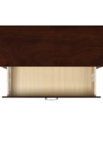 Elements International Louis Philippe Louis Phillippe Full Panel Bed in Cherry