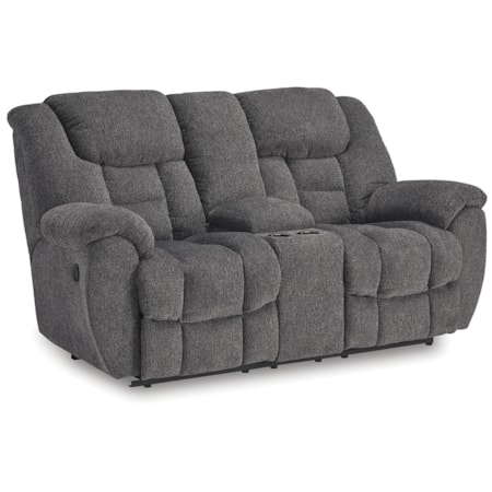Reclining Loveseat With Console