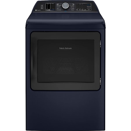 GE Profile 7.3 Cu Ft Smart Electric Dryer Sapphire Blue