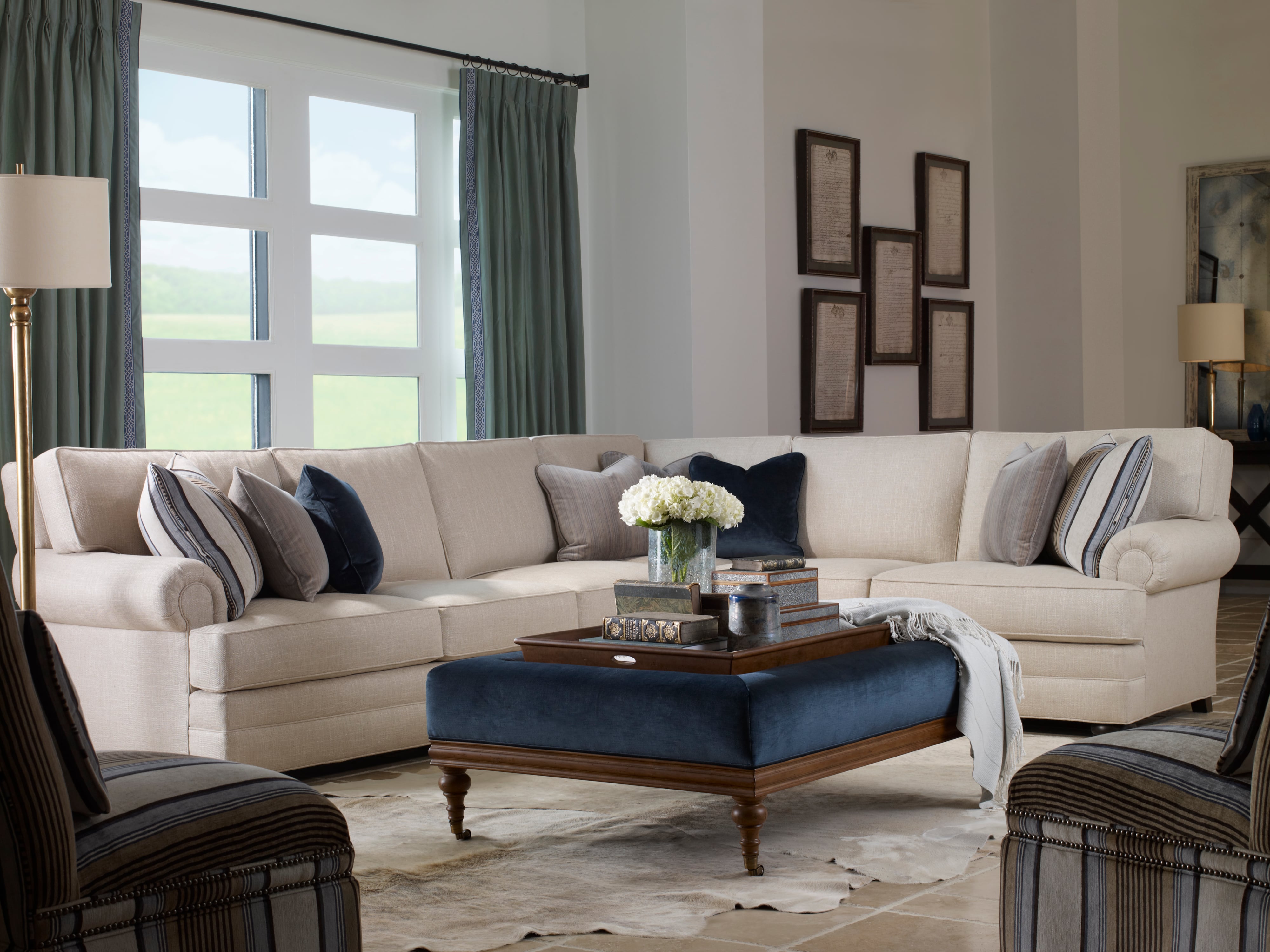 Customizable Cornerstone 36" Depth Sectional