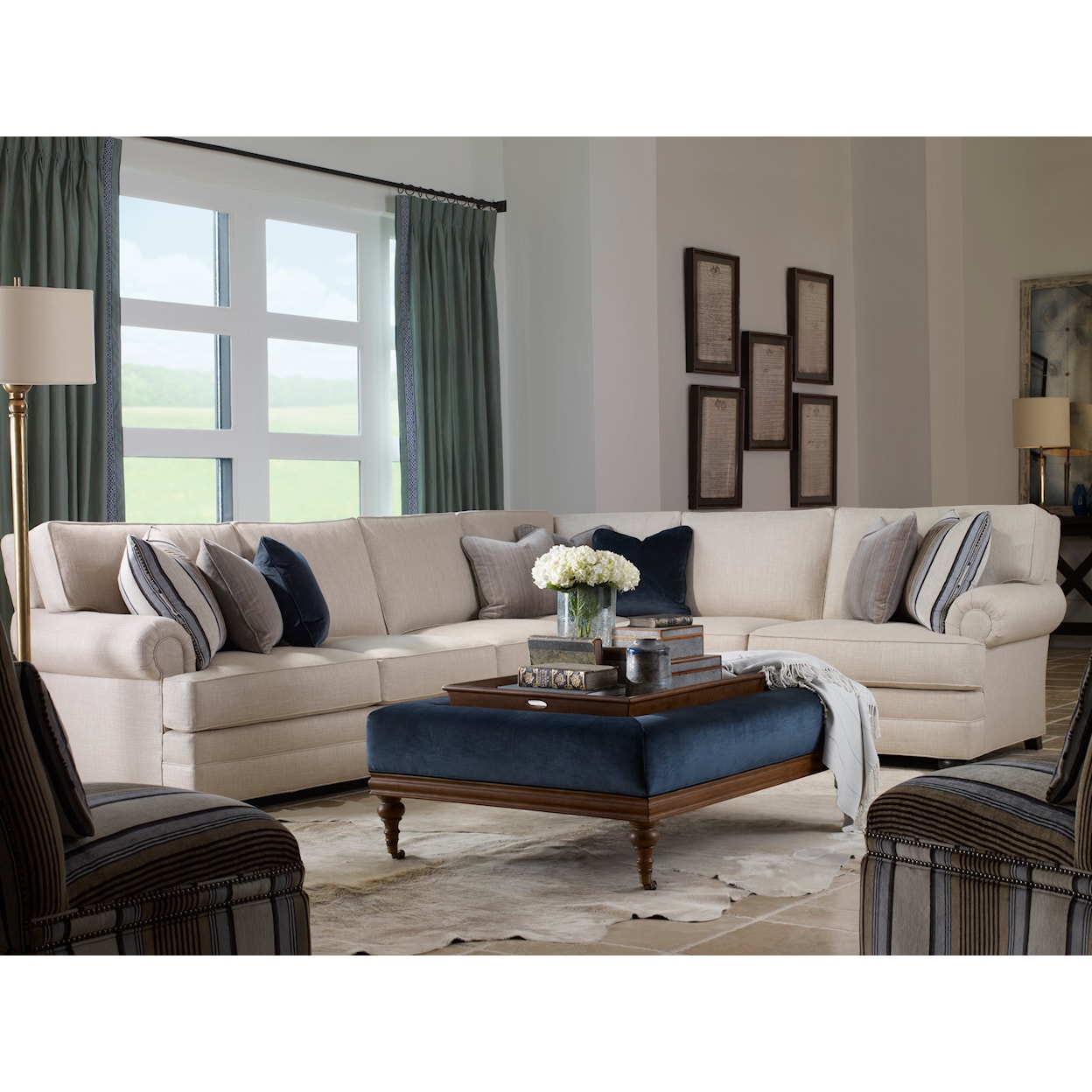 Century Cornerstone Customizable Cornerstone 36" Depth Sectional