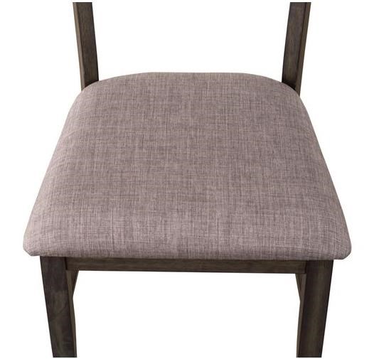 Slat Back Upholstered Side Chair