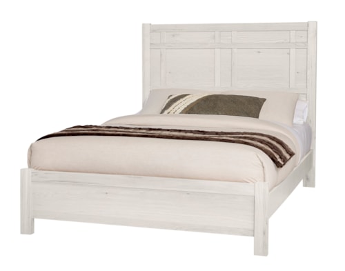 Farmhouse Queen Architectural Bed with American Craftsmanship