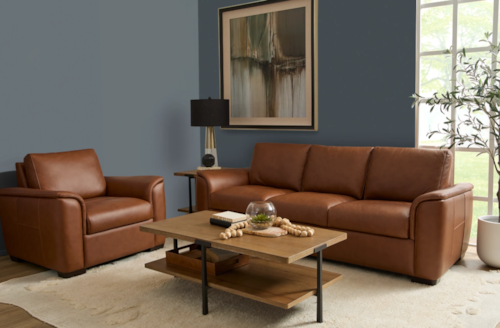 Casual 2-Piece Stationary Living Room Set