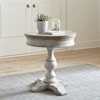 Liberty Furniture Heartland Round Pedestal Chairside Table