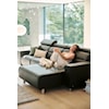 Stressless by Ekornes Emily Chaise Sofa w/ 2 Power Reclining Seats