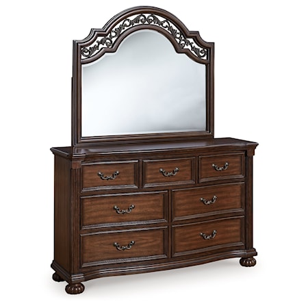 Dresser and Mirror