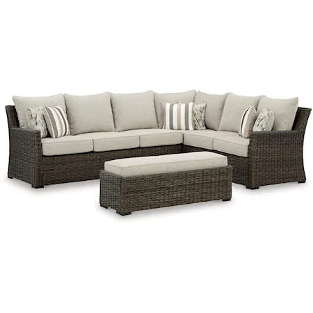 Sofa Sectional/Bench Set