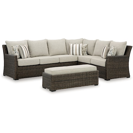 Sofa Sectional/Bench Set