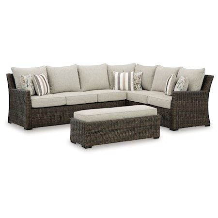 Sofa Sectional/Bench Set