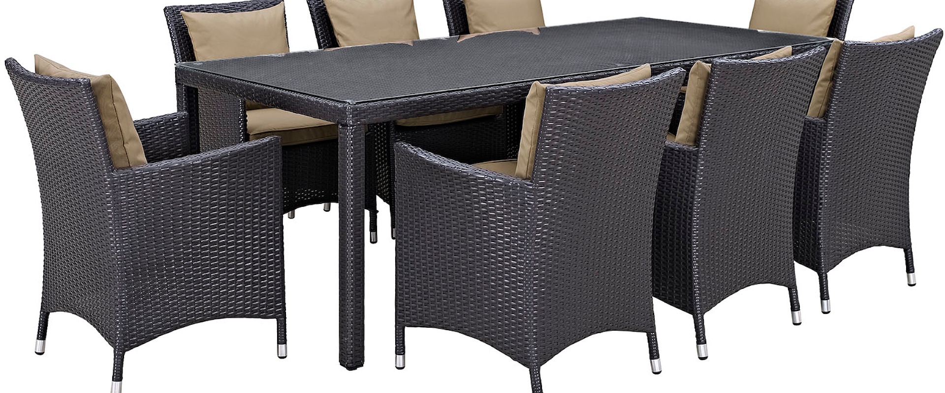 9 Piece Outdoor Patio Dining Set