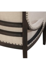 Liberty Furniture Americana Farmhouse Transitional Upholstered Sheltered Side Chair