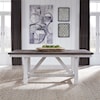 Liberty Furniture Farmhouse Fixed Top Trestle Table