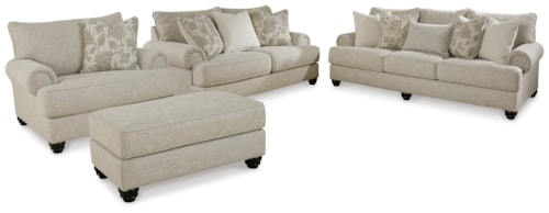 Sofa, Loveseat, Oversized Chair And Ottoman