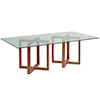 Tommy Bahama Home Palm Desert Sheridan Glass Top Dining Table