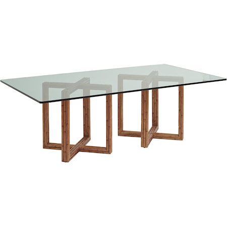 Sheridan Glass Top Dining Table
