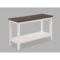 Dakota Farmhouse Sofa Table with Casters