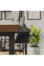 homestyles Merge Contemporary Standing Desk with Monitor Stand and Cord Management Tray