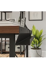 homestyles Merge Contemporary Desk with File Cabinet