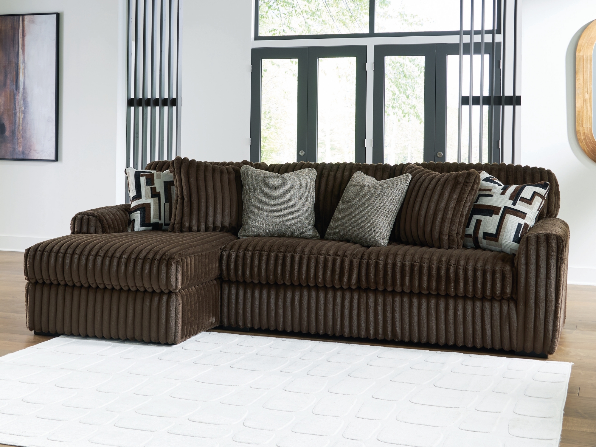 2-Piece Sectional Sofa With Chaise