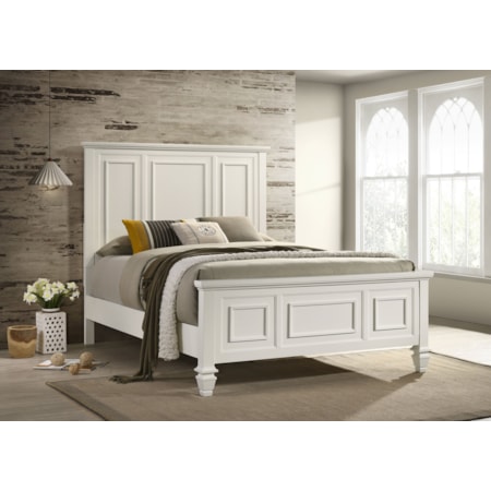 Wood Queen Panel Bed