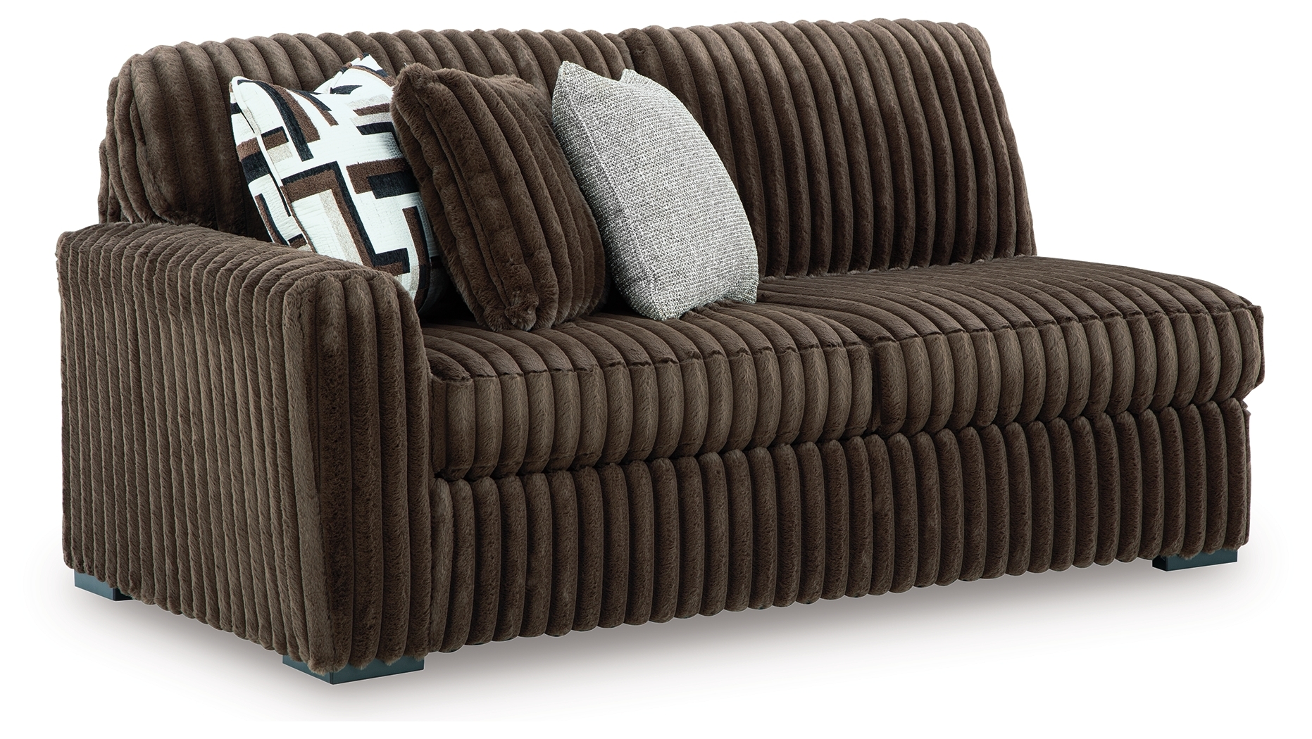 Signature Design by Ashley Midnight-Madness 4-Piece Sectional & Oversized Accent Ottoman