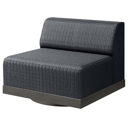 Padded Armless Swivel Chair