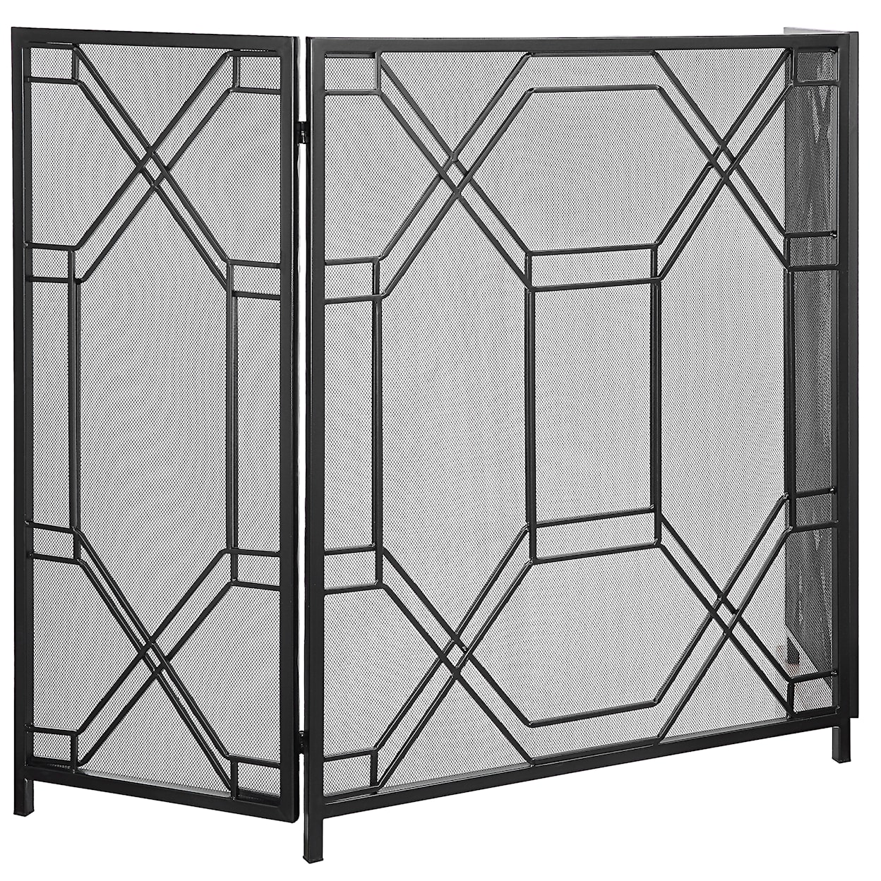 Uttermost Rosen Rosen Geometric Fireplace Screen