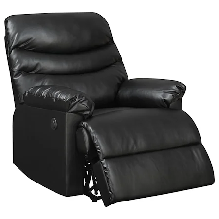 Transitional Power Motion Recliner with Pillow Arms