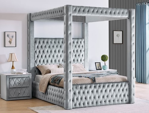 Glam Queen Canopy Bed