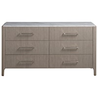 Soren Contemporary Dresser with Stone Top