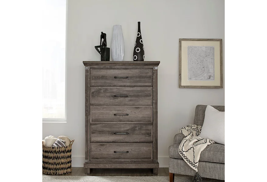 Lakeside Haven 5-Drawer Chest by Liberty Furniture at VanDrie Home Furnishings
