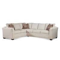 Transitional 2-Piece L-Shaped Sectional Sofa