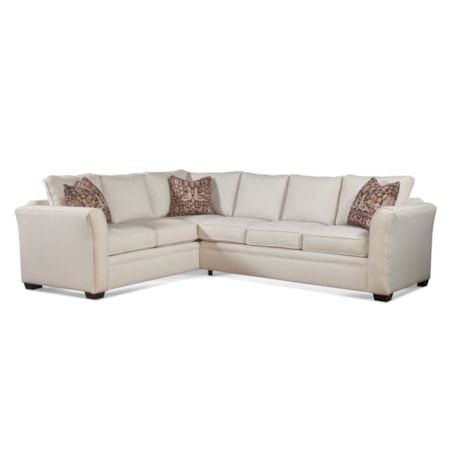 2-Piece L-Shaped Sectional Sofa