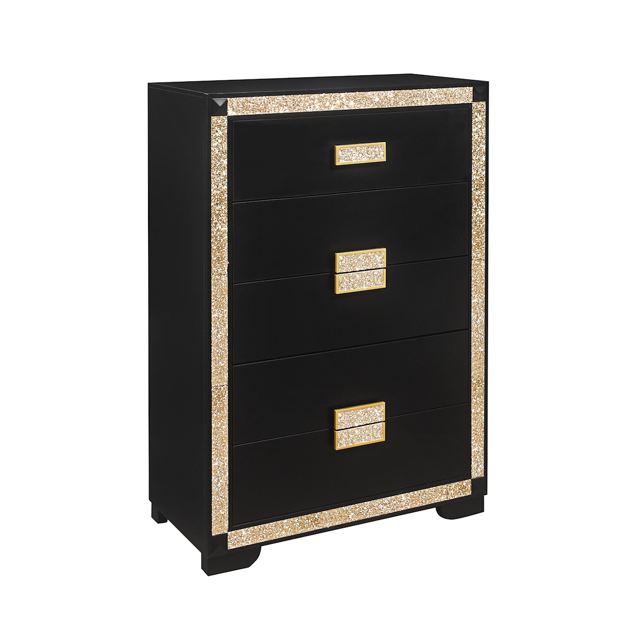 Global Furniture Rivera Two-Tone 5-Drawer Bedroom Chest