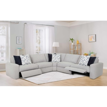 5-Piece Power Reclining Sectional Sofa