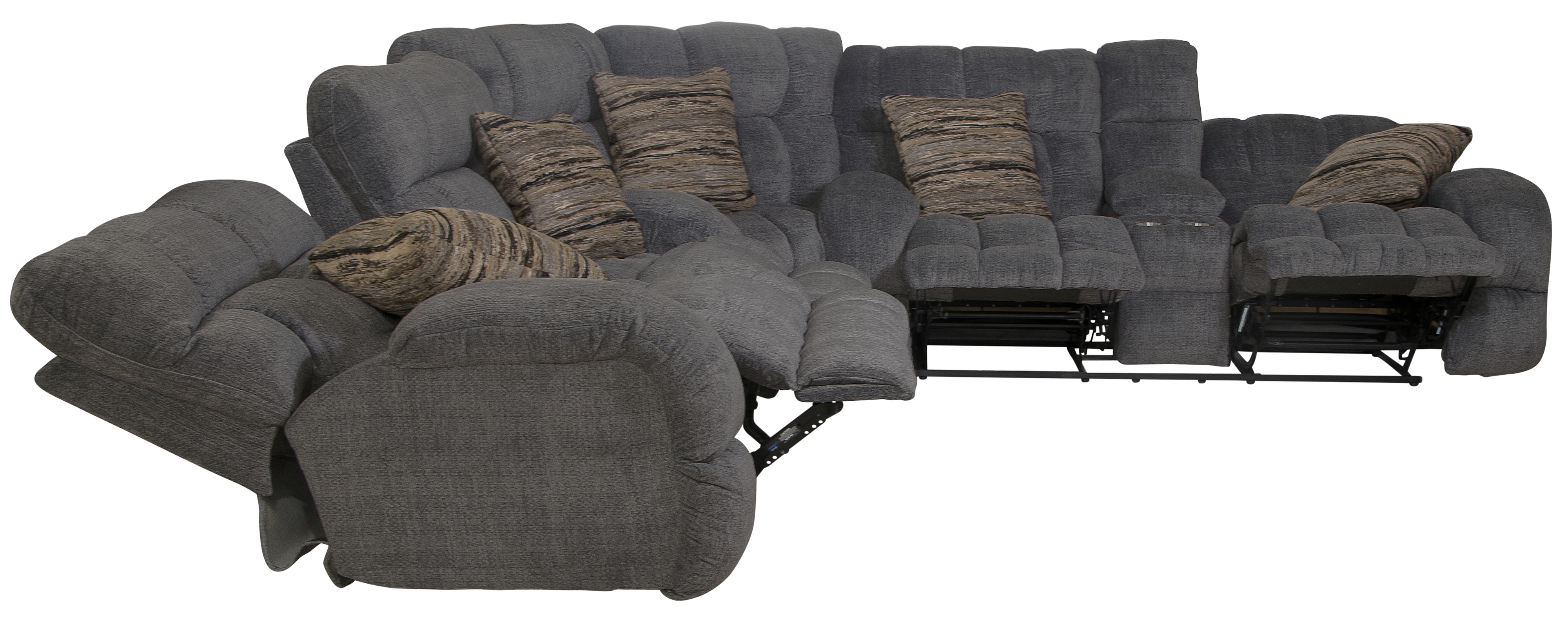 Catnapper Ashland 3-Piece Manual Reclining Sectional Sofa