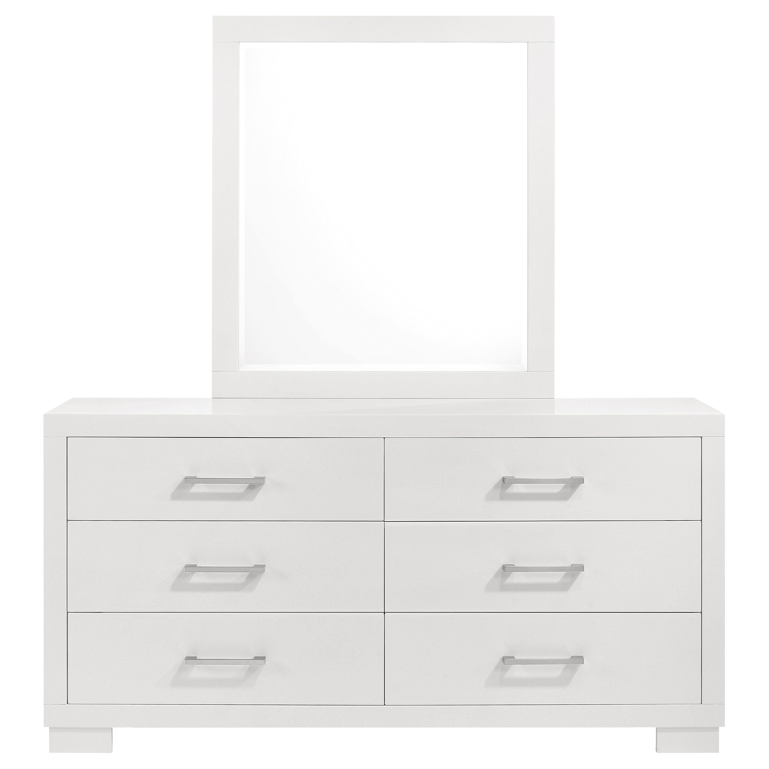 Coaster Jessica Dresser w/ Mirror Snow