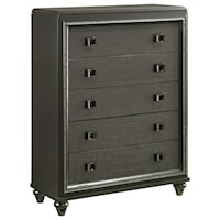 Contemporary 5-Drawer Chest