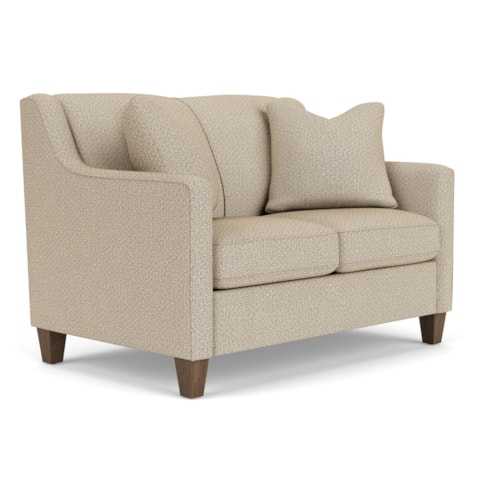 Contemporary Loveseat with Welt Cording
