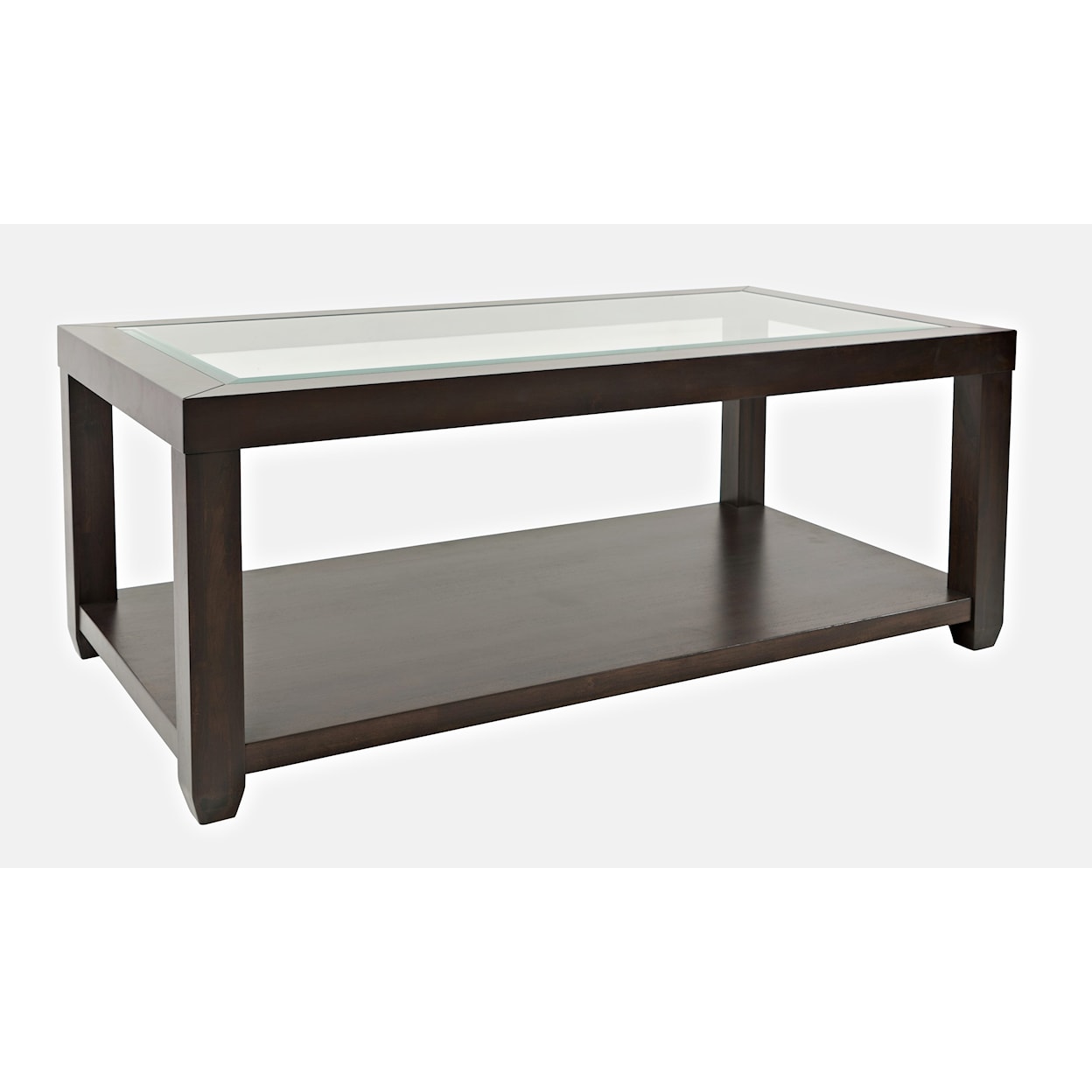 Jofran Icon Merlot Rectangle Castered Cocktail Table