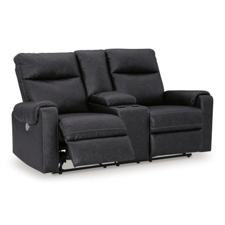 Dbl Rec Pwr Loveseat W/Console