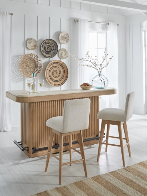 Transitional 3-Piece Dining Bar Set