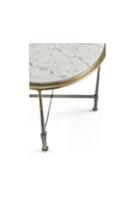 Jonathan Charles Hamilton Hamilton Oval Cocktail Table