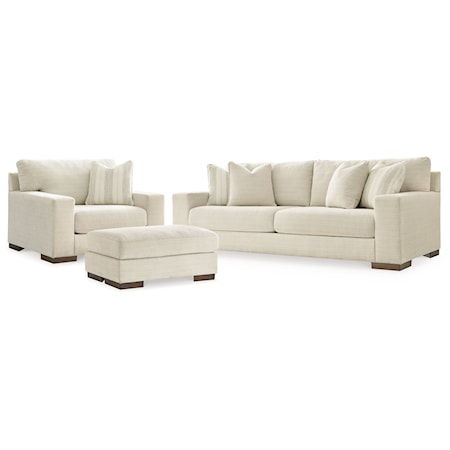 Sofa, Chair And Ottoman